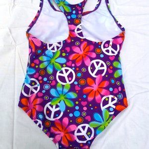 Girls Speedo One Piece Racerback - Size 12 - New